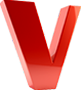 V logo